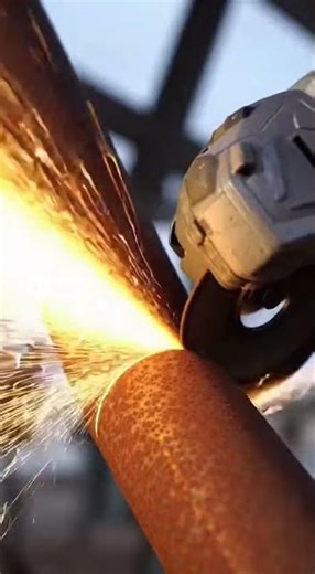 Cutting Open a Rusted Industrial Pipeline – What’s Inside? #automobile #scienceexperiment #wildlife