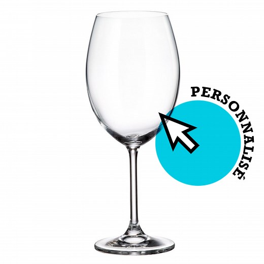 Verre de vin personnalisable