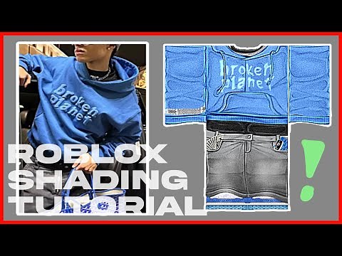 Roblox Clothing SHADING TUTORIAL / How to shade Roblox clothing / ADVANCED METHOD