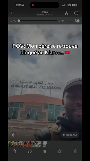 Mon père bloqué au Maroc : une situation drôle !