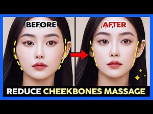 ✨ GET SMALL FACE & REDUCE CHEEKBONES MASSAGE | Cheekbones smaller, Reduce a wide face