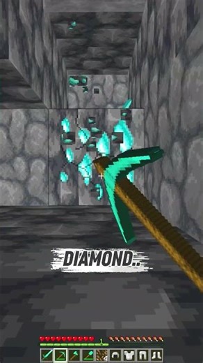 NEVER straight dig down… but what if I did? (Don't Miss This ) #minecraft