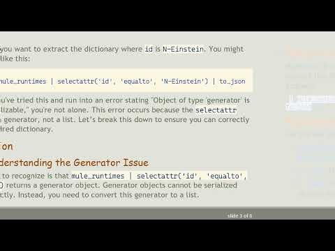 How to Pick a Dictionary from a List in Ansible