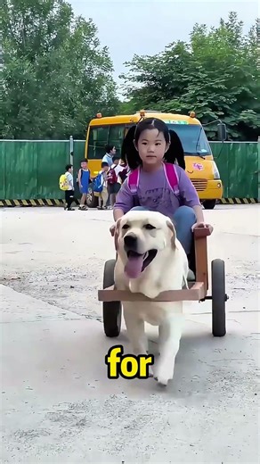 This dog works as a taxi driver!