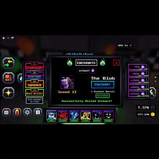 FNAF TD // ROLLING SPRINGLOCK THE BLOB // NO COMMENTARY #roblox