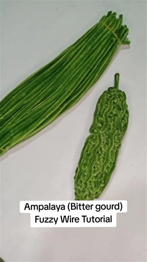 Ampalaya Fuzzy Wire Keychain Tutorial