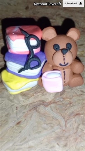DIY teddy bear clay making#diy #shorts #ytshorts #viralshort #viral #youtubeshorts #short #reels#fyp