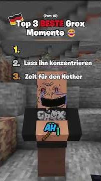 Grox's Top 3 Fails That Are Too Funny #minecraft #shorts #fail