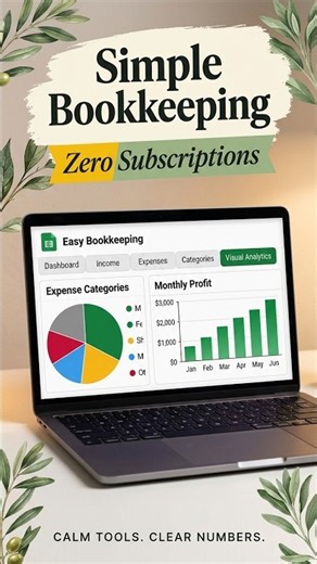 Simple Bookkeeping in Google Sheets, No Software