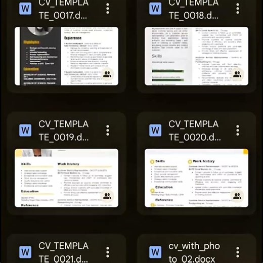 100++ TEMPLATE CV ATS DAN KREATIF