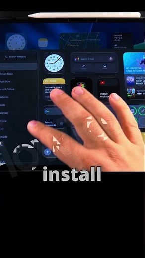 iPad How to Add Widget to Home Screen Part 2