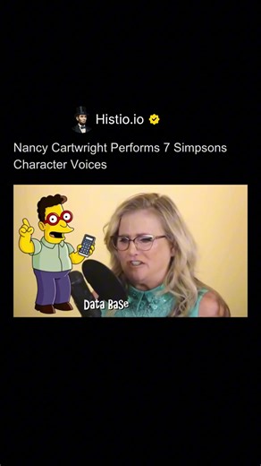 HISTIO on Instagram: "Nancy Cartwright’s talent feels almost unreal when you watch her switch between voices like flipping light switches. In one rapid-fire moment, she moves effortlessly through seven iconic Simpsons characters, instantly becoming Bart Simpson’s mischievous bite, Nelson Muntz’s taunting laugh, and Ralph Wiggum’s innocent, off-kilter charm. What makes it so striking isn’t just the voices themselves, but how cleanly and confidently she transitions between them, each character ful