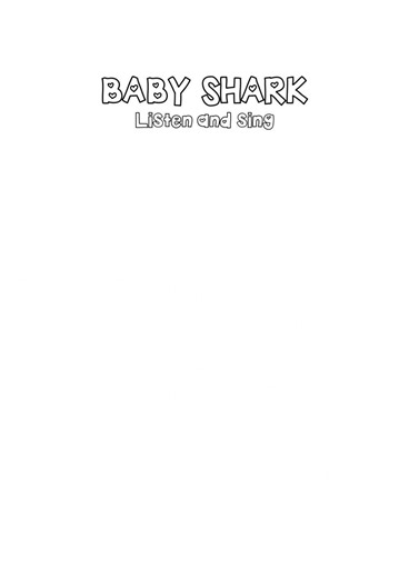 Baby shark family interactive worksheet