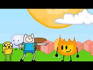Finn The human vs Firey(BFDI)