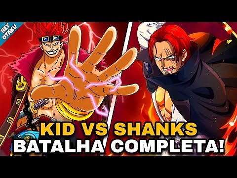 SHANKS VS KID (BATALHA COMPLETA) VEJA COMO FOI! | ONE PIECE