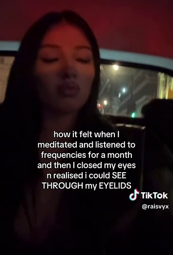 Meditation with Frequencies: Seeing Through Eyelids