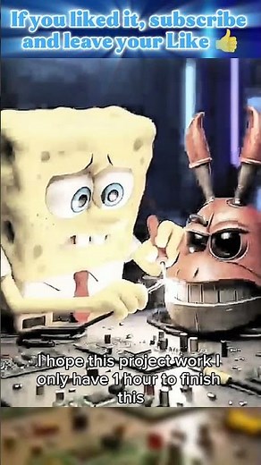 SpongeBob Builds a Mr. Krabs Robot 😱 Unbelievable Rescue Story #shorts #spongebob #AIshorts