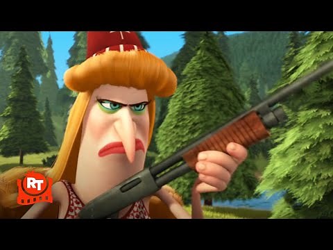 Open Season: Scared Silly (2015) - Hunters vs. Animals Scene | Movieclips