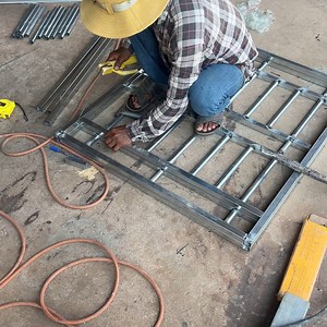 113K views · 1K reactions | Working Skills To Make and Install Steel Window For Modern House | DIY crafts PR | Facebook