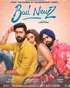 Bad Newz (Bad News) 2024 | Bad Newz Hindi Movie: Release Date, Cast, Story, Ott, Review, Trailer, Photos, Videos, Box Office Collection – Filmibeat