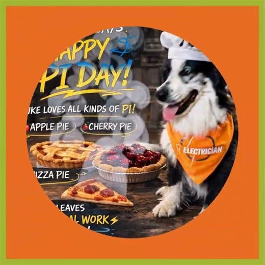 Happy Pi Day From 4G Electrician!