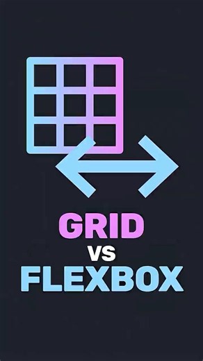 ⚖️ Flexbox vs Grid — WHEN TO USE WHICH?