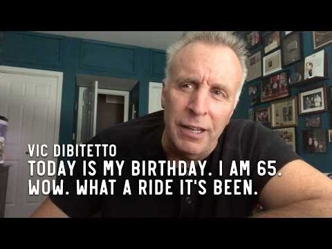 Today is my birthday. I am 65. Wow. What a ride it's been.