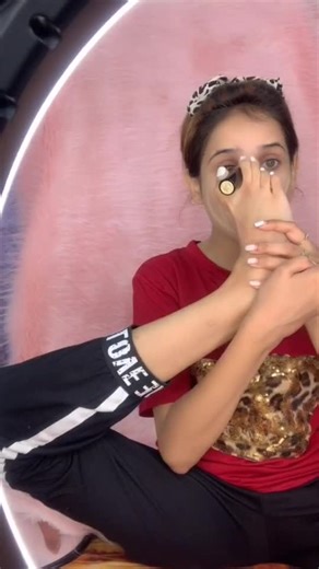 Behind the scene of Foot Makeup #foryou #tiktokindia #makeup #fabysquad @tiktok_india