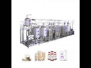 Soy milk processing plant soy milk production line