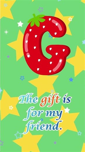 G Letter Words and Sentences for Kids | Learn English Alphabet with Fun Examples | #vocabulary