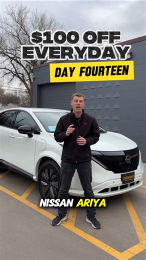 Day 14 or lowering the price of this Nissan Ariya $100 a day until it sells
