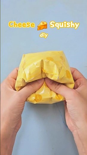 (No Ruler)Big Cheese 🧀 Paper Squishy diy
