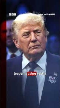 Trump renews criticism of Israel’s actions in Lebanon during remarks at G7 summit. #BBCNews