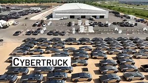 7K views · 73 reactions | Tesla Cybertruck Stop Sale: Drone Footage Shows Dozens Backed Up At Texas Gigafactory | HotCars | Facebook