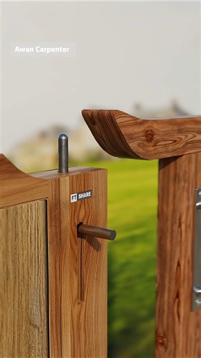 You know That's best 👌 Trick Door Holding System #wood #woodworking #diy