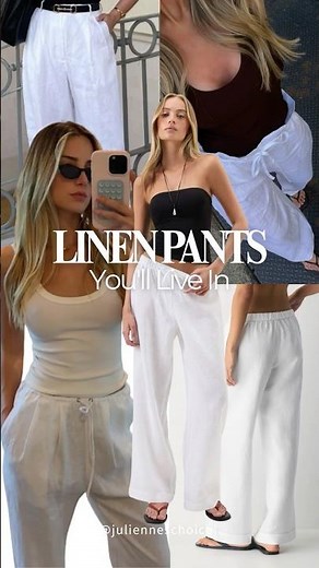Linen Pants Outfit Ideas ☀️ Easy Summer Looks You'll Actually Wear
