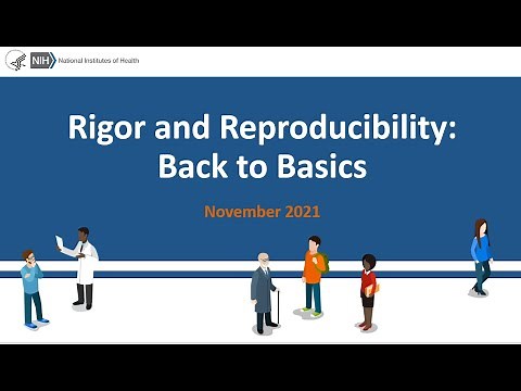 Rigor and Reproducibility: Back to Basics