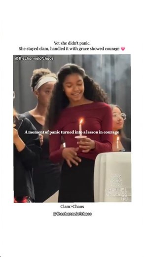 Her calm in an unexpected moment 👑💗#underpressure #clam #innerstrength #composer #strength #courage