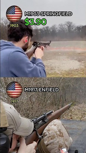 M1917 Enfield VS M1903 Springfield Cost Per Shot Comparison