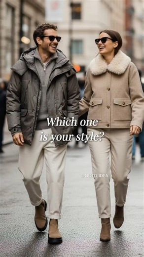 Timeless Couple Winter Outfit Ideas​