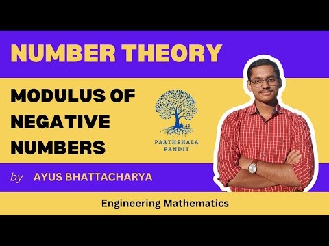 Modulus of Negative Numbers | Number Theory | Engineering Mathematics - PAATHSHALA PANDIT