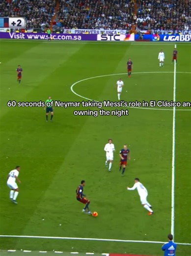 Neymar Takes Charge in El Clásico: A 60-Second Edit