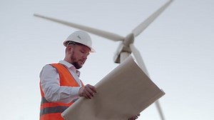 Male Engineer Orange Vest Protective Helmet Stock Footage Video (100% Royalty-free) 1056900359 | Shutterstock