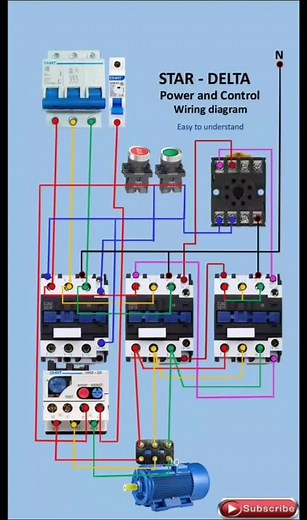 3 Phase Motor Star Delta Wiring Connection Diagram