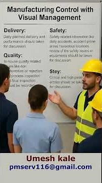 Visual management in manufacturing : safety , quality , delivery. #quality, #productivity