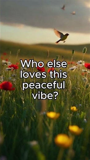 🌼 Gentle Spring Meadow | Birds Chirping & Soft Wind Sounds #relax #studyambience #birds #spring