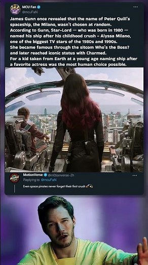 Why Star-Lord Named His Ship Milano 🚀✨ #GuardiansOfTheGalaxy #mcu #marvel