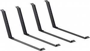 Anker SOLIX Solarmodulhalterung für Flachdach und Garten, 2er-Pack, Solarpanel-Halterung, Für Flachdach Garten Terrasse Boden, Einfache Installation, Anti-Rutsch-Design, 20° Neigungswinkel, in Schwarz