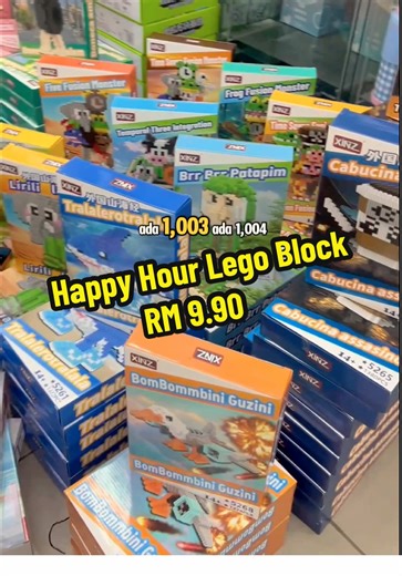 Mainan lego block utk ank2 boss spark nk bg harga special utk esok sehari shaja 😘 #legobricks #legoblock #legobricks #legoblocks #sparkhobbytoysfanspage