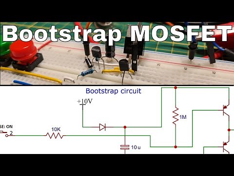 Bootstrap circuit for high side MOSFET driving